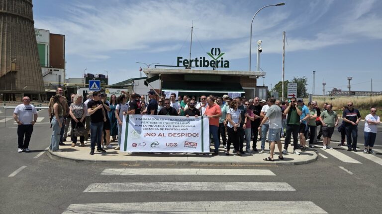 Puertollano: La huelga continúa en Fertiberia tras la negativa de la empresa a retirar el ERE