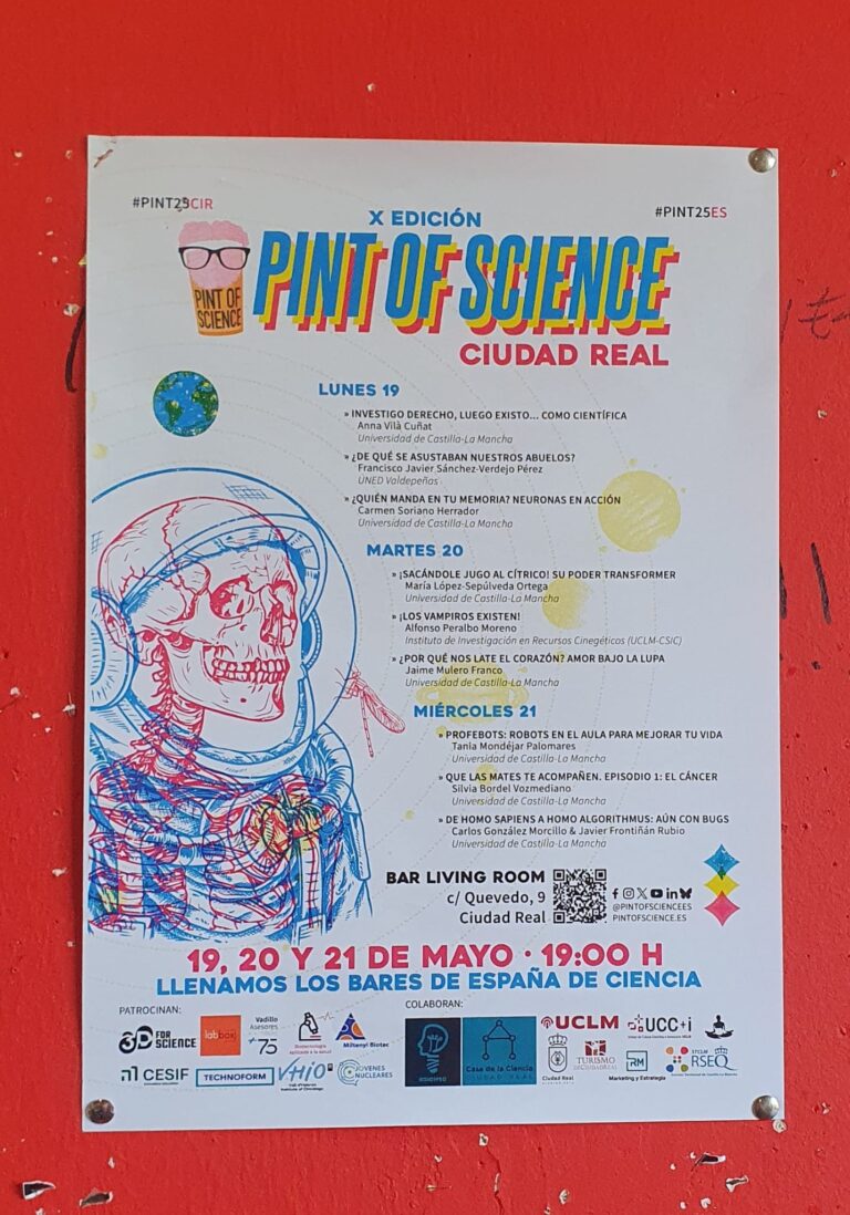 La UCLM participará de nuevo en el festival ‘Pint Of Science’ con más de treinta charlas divulgativas de investigadores