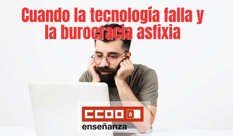 “La tecnología falla y la burocracia asfixia a los docentes de CLM: El Cuaderno de Evaluación para el profesorado ha sido un experimento fallido”, según CCOO