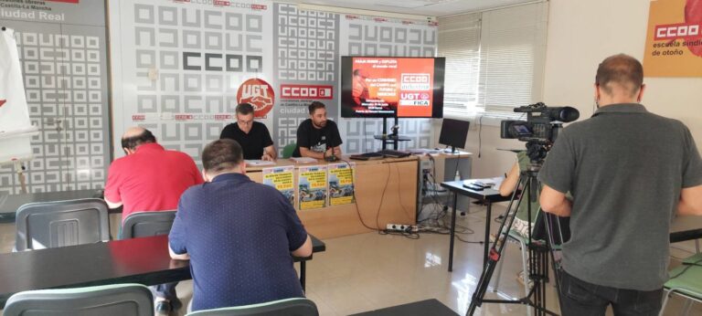 Trabajadores del campo de Ciudad Real se movilizan este miércoles ante el bloqueo de la negociación de su convenio colectivo