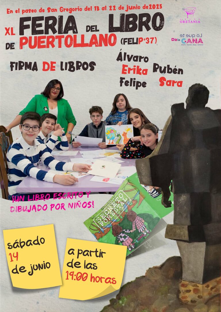Poesía, relatos y literatura infantil en el segundo día de la FELIP’37 en la caseta del Grupo Oretania y Lo Que Te Da La Gana