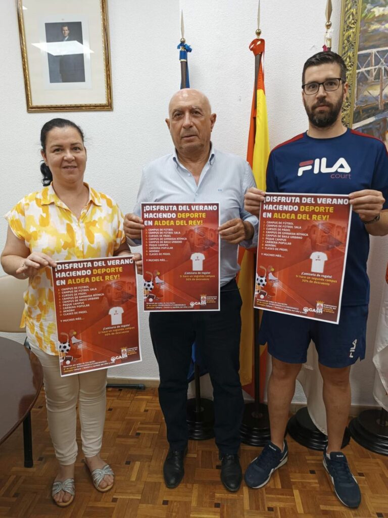 El Ayuntamiento de Aldea del Rey pone en marcha los Campus Deportivos Verano 2025