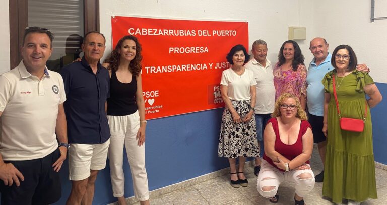 José Castañeda renueva su compromiso con Cabezarrubias del Puerto como Secretario General del PSOE