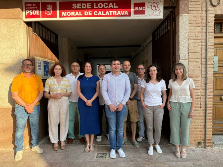 Juan Pablo Barahona renueva la secretaría General del PSOE de Moral de Calatrava con el objetivo de abrir el partido a toda la militancia