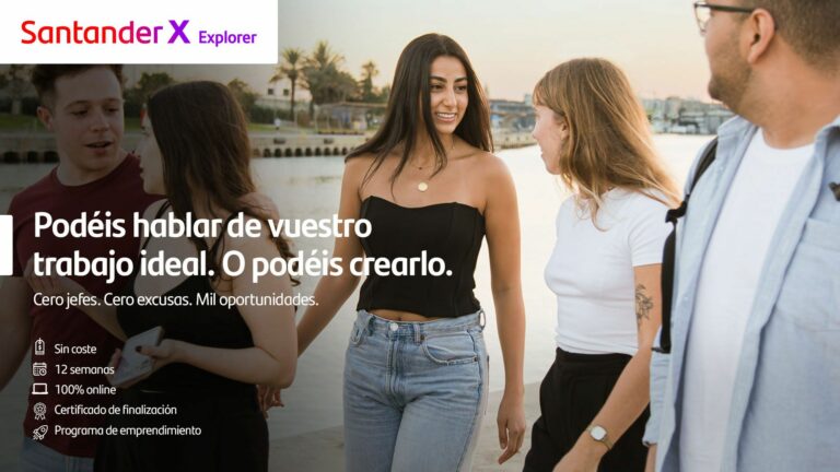 Estudiantes e investigadores/as de la UCLM ya puede solicitar una plaza en el programa de emprendimiento Santander X Explorer