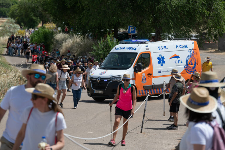 Contusiones, mareos y alguna herida, incidencias en una romería que contó con la participación de 6.000 personas