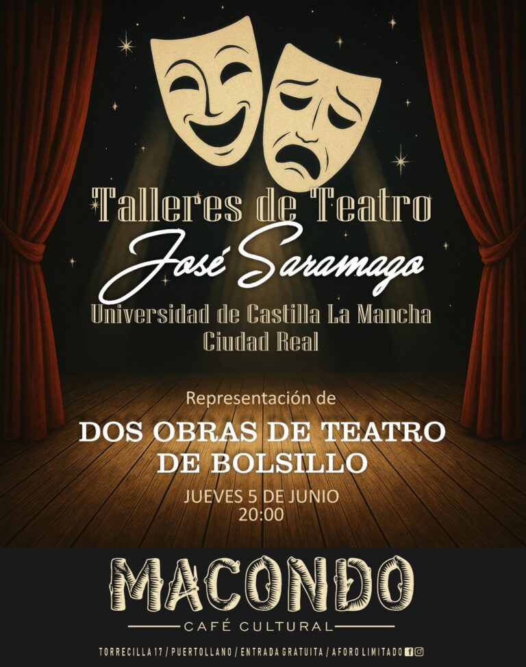 Puertollano: Macondo Café Cultural acogerá dos obras de teatro este jueves