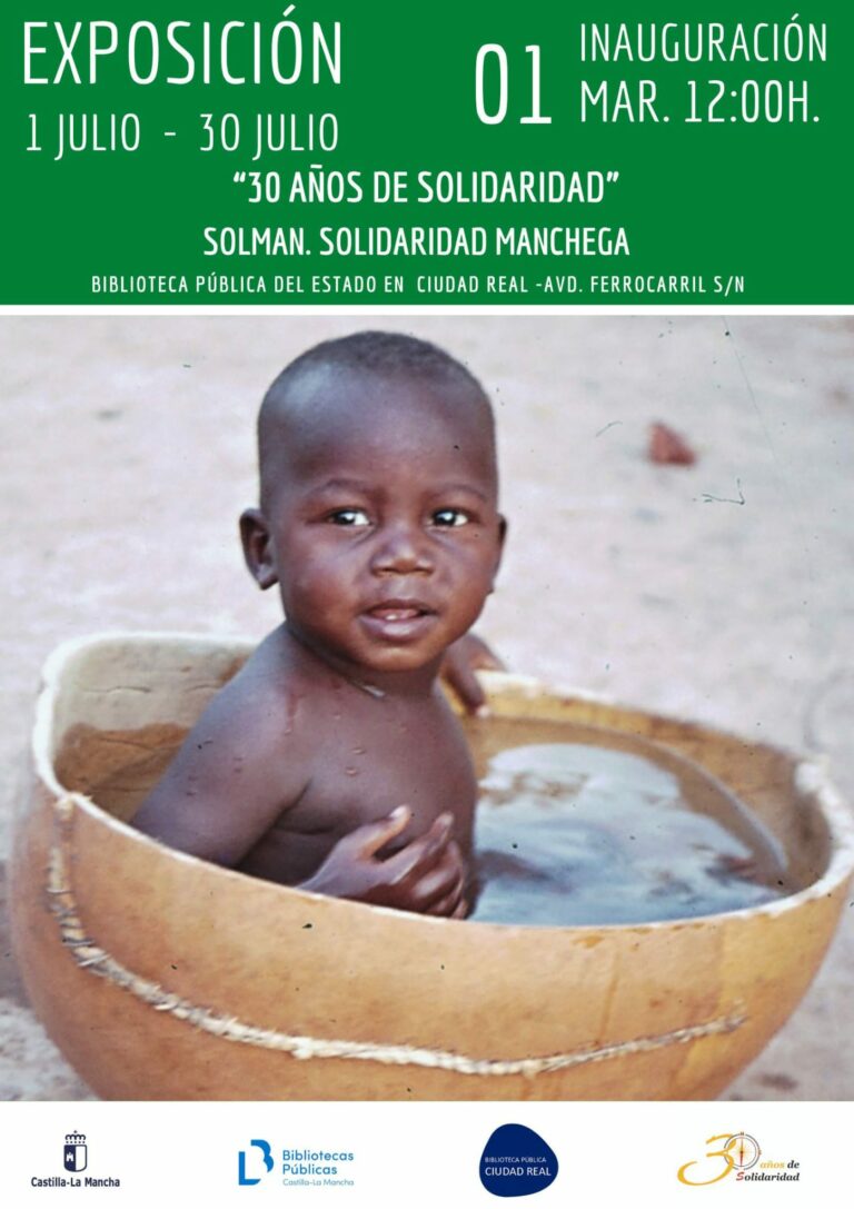 Ciudad Real: Las muestras «Un futuro común: los ODS» y «Treinta años de solidaridad», organizadas por SOLAM, se ubicarán en la Bibilioteca