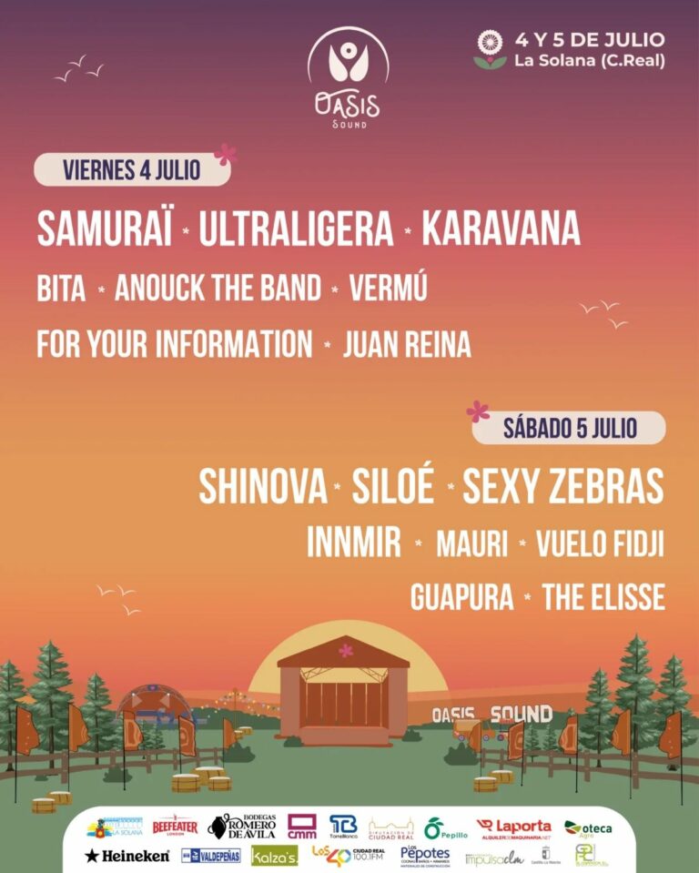 Oasis Sound de La Solana, cita imprescindible para los amantes del indie y el pop rock
