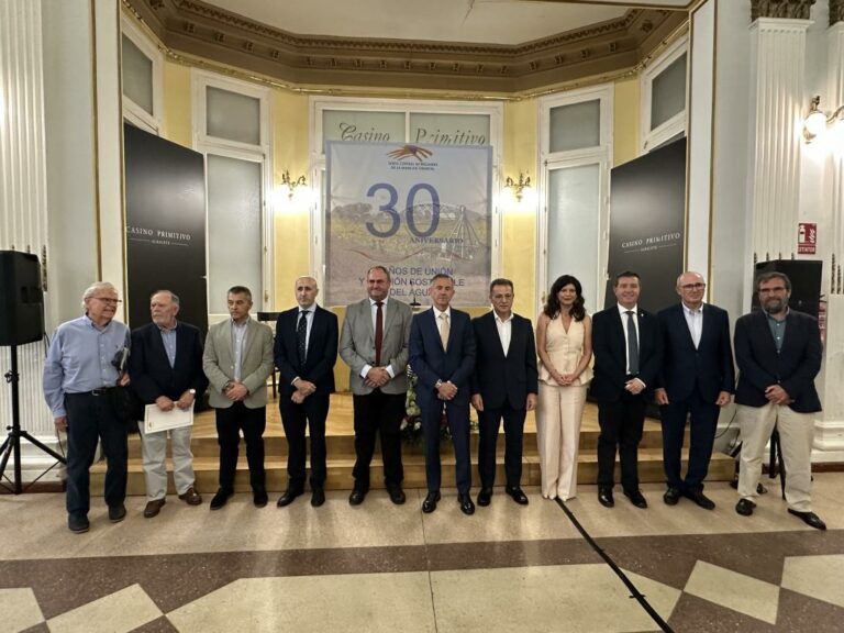 El Gobierno regional felicita a la Junta Central de Regantes de la Mancha Oriental por sus 30 años trabajando por la gestión sostenible y responsable del agua
