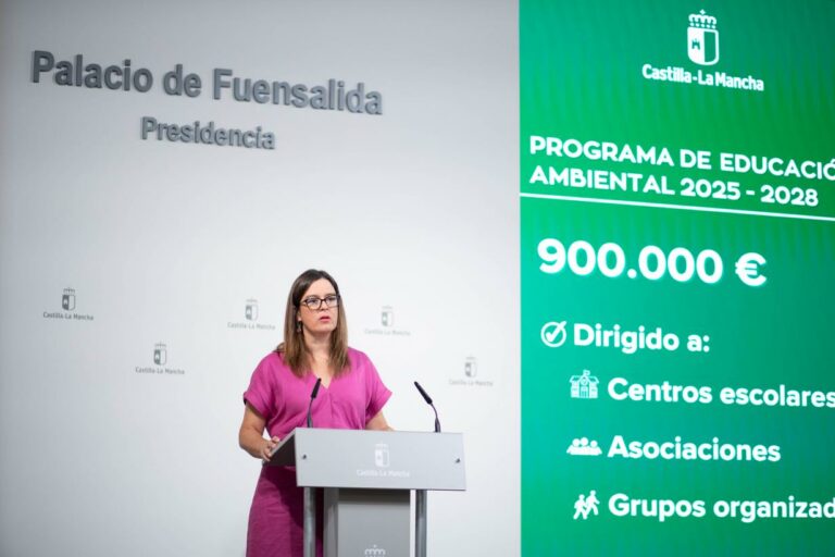 Castilla-La Mancha impulsa el nuevo Programa de Educación Ambiental 2025-2028 con una inversión de casi 900.000 euros Castilla-La Mancha impulsa el nuevo Programa de Educación Ambiental 2025-2028 con una inversión de casi 900.000 euros