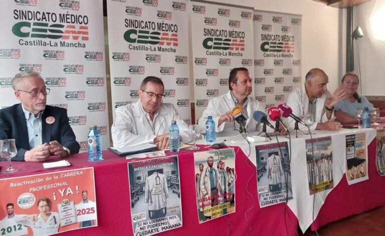 Médicos y facultativos del Sistema Nacional de Salud irán a la huelga el próximo viernes