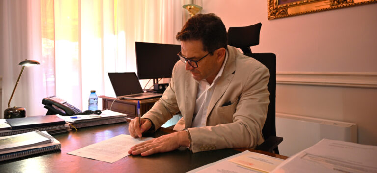 Valverde firma la inclusión de la Diputación de Ciudad Real en el Comité Institucional de la Candidatura de Toledo a Capital Europea de la Cultura 2031