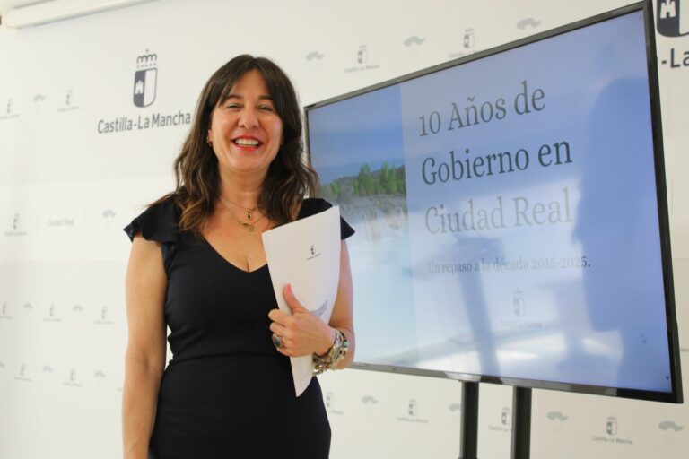 Blanca Fernández destaca el “modelo de éxito” y los datos históricos que han supuesto para Ciudad Real los 10 años del gobierno de García-Page