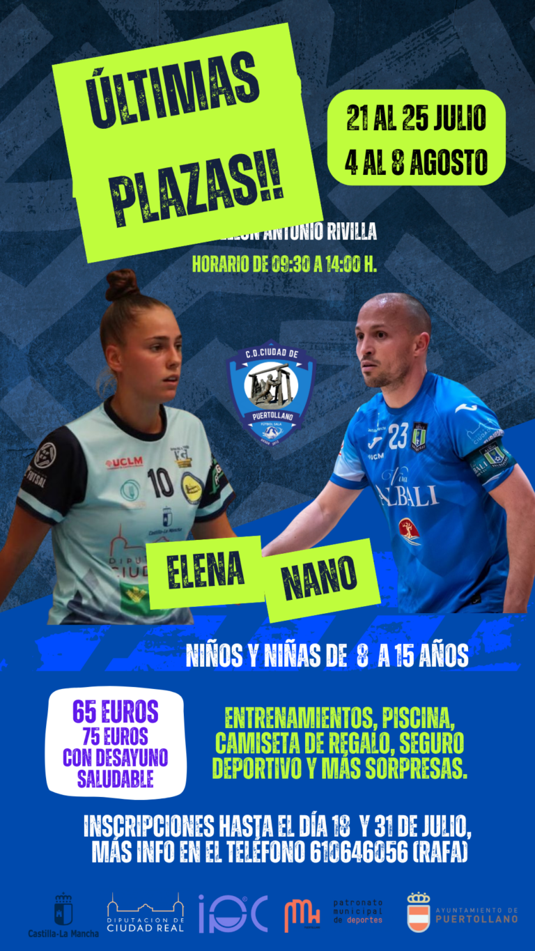 El CD Ciudad de Puertollano organiza un Campus de Fútbol Sala