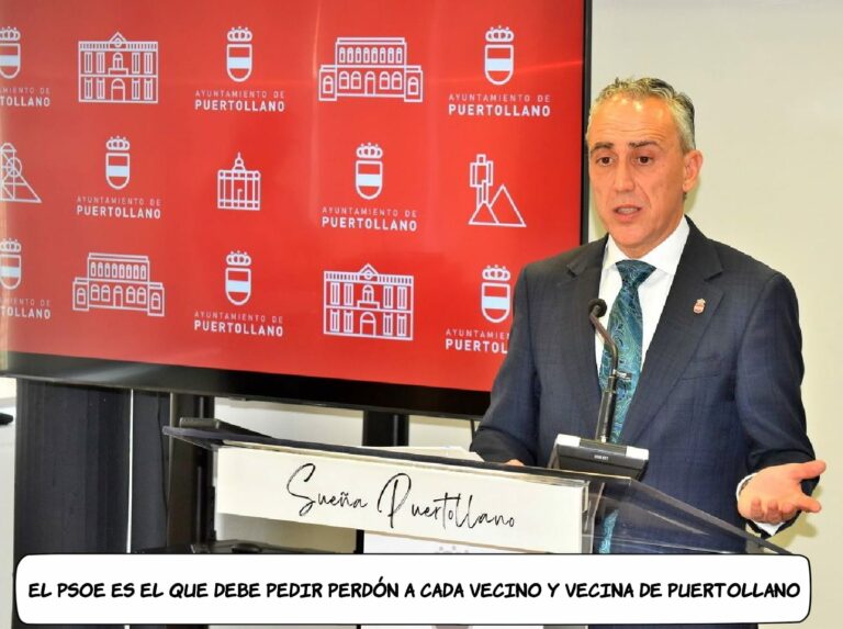 PP: «El PSOE es el que debe pedir perdón a cada vecino y vecina de Puertollano»