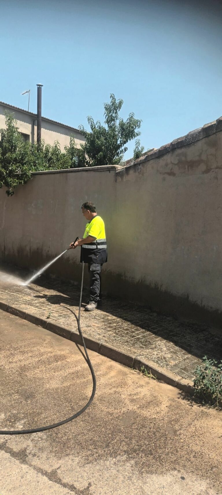 Pozuelo de Calatrava: Limpieza tras la festividad de San Cristóbal
