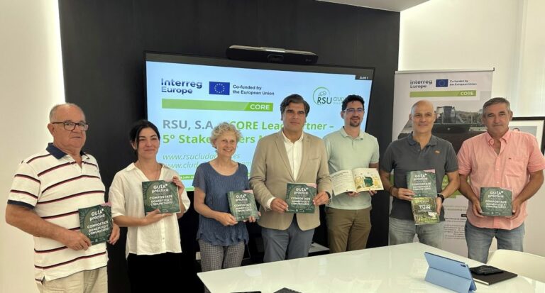El Consorcio RSU presenta la´Guía Práctica para el Compostaje´ en la reunión semestral del proyecto CORE, celebrada en Ciudad Real