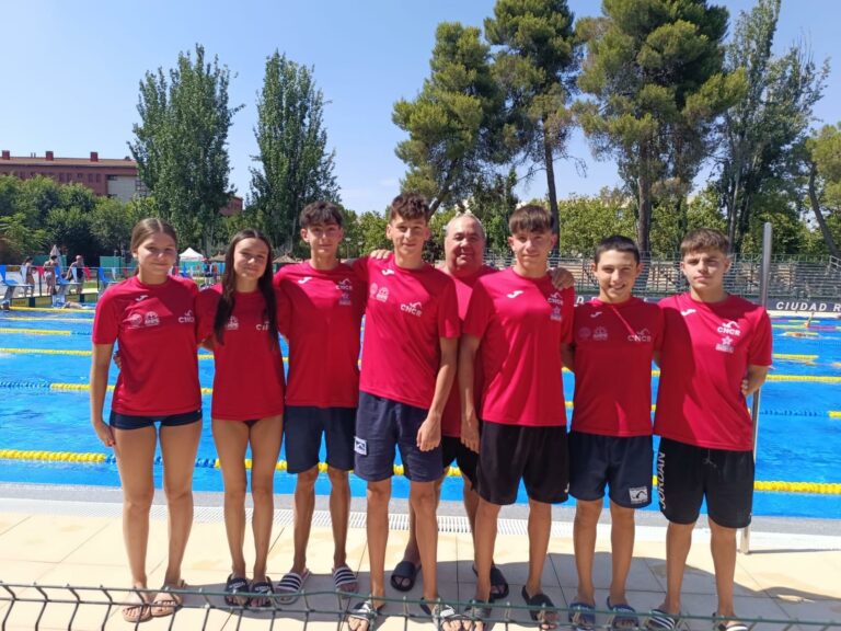 El Club Natación Ciudad Real Brilla con luz propia en el Campeonato de España Infantil de Verano