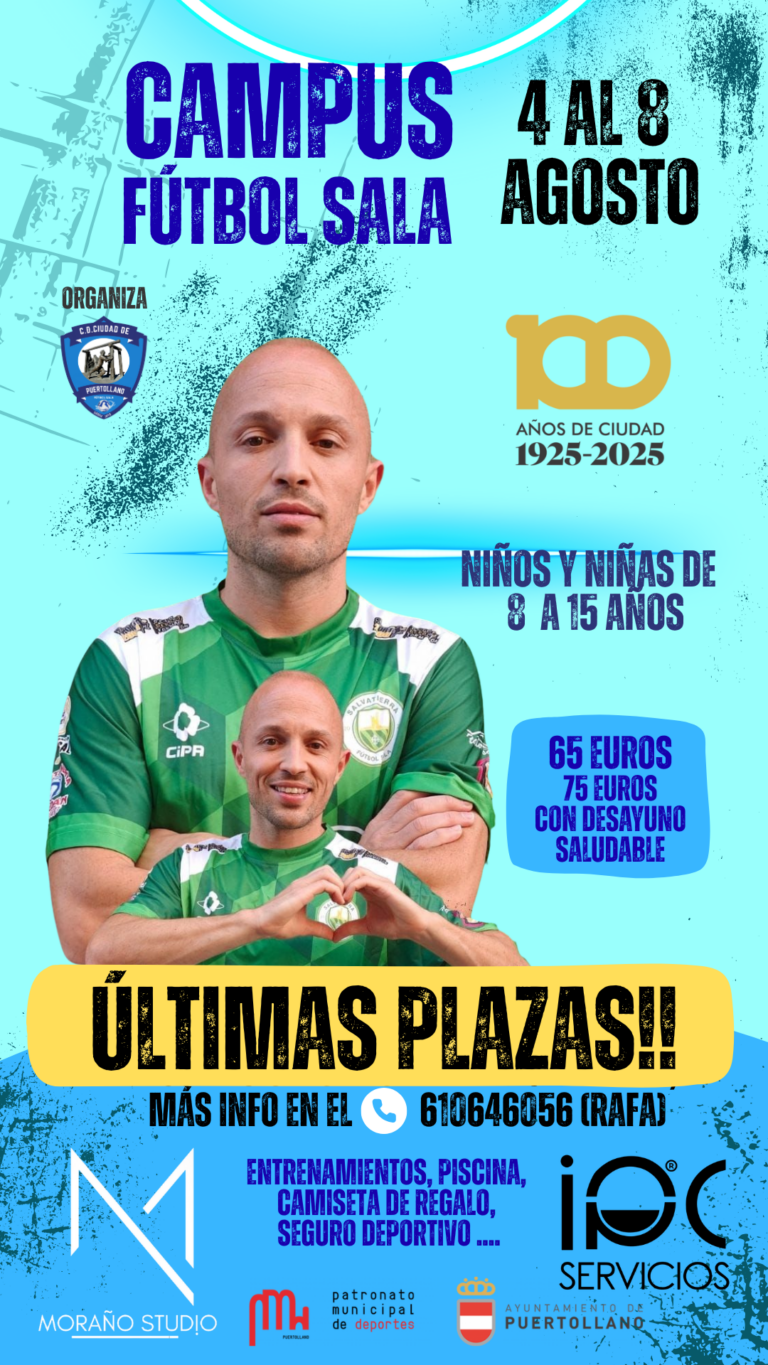 El CD Ciudad de Puertollano FS organiza el segundo campus de fútbol sala