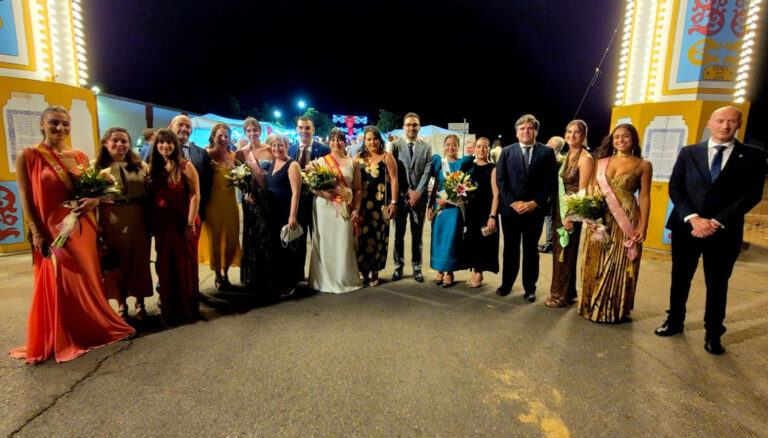 Sonia González acompaña a Almagro en la inauguración de sus fiestas en honor de su patrón San Bartolomé