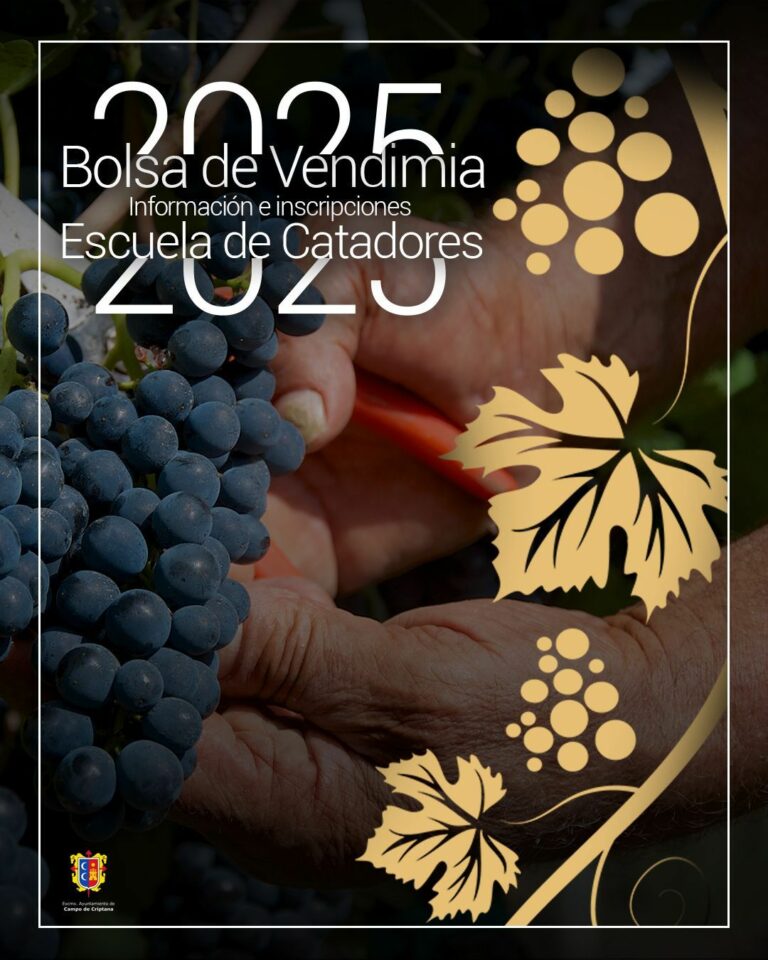 Ya está en marcha la bolsa de empleo para la vendimia en Campo de Criptana