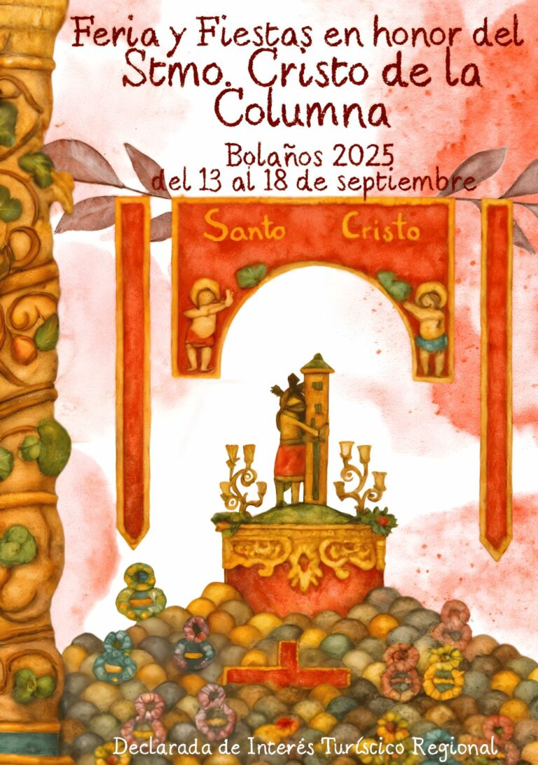 Mateo Gómez Arreaza, autor del cartel oficial de la Feria y Fiestas del Santísimo Cristo de la Columna 2025