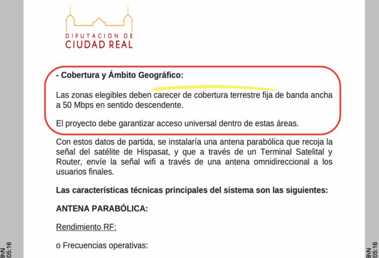 El PSOE denuncia el «incumplimiento» del Plan 5G de la Diputación de Ciudad Real