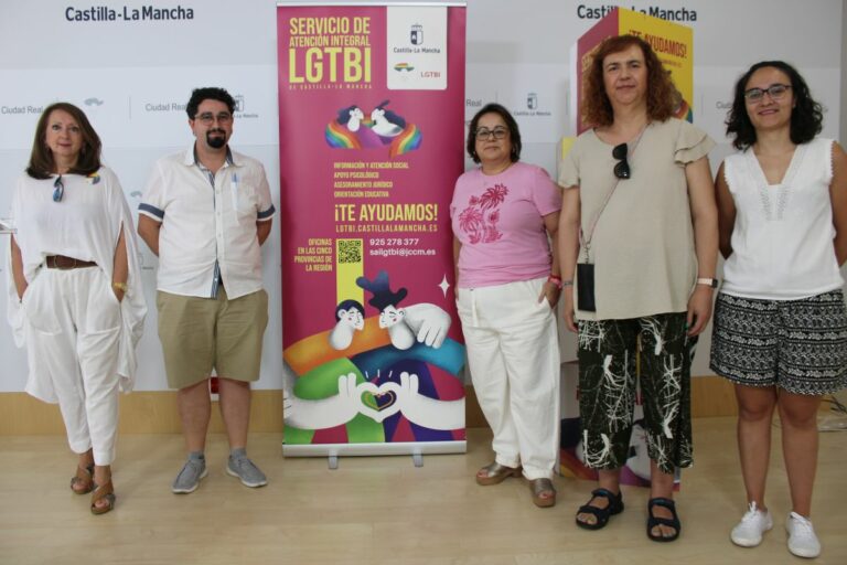 El Gobierno regional inaugura en Ciudad Real el servicio de atención integral a personas LGTBI dando “un paso más en igualdad y diversidad”