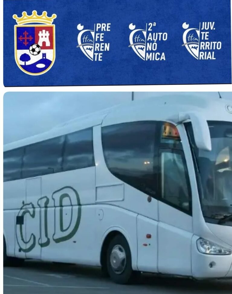 Los equipos del CF Almodóvar viajarán con autocares Cid