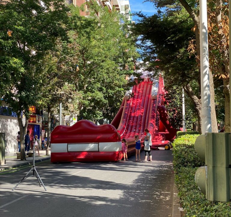 El descomunal tobogán kamikaze nunca visto en Puertollano