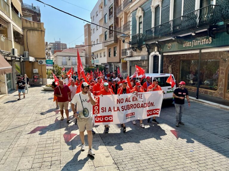 Puertollano: CCOO convoca una nueva concentración de trabajadores de Eserman para exigir la subrogación