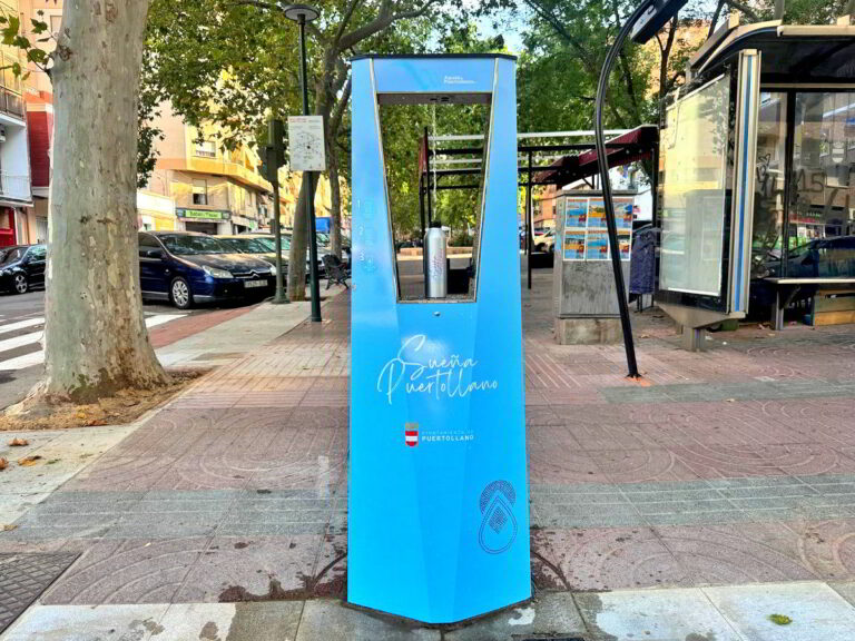 Puertollano: Completada la red de fuentes refrigeradas en plaza María Auxiliadora