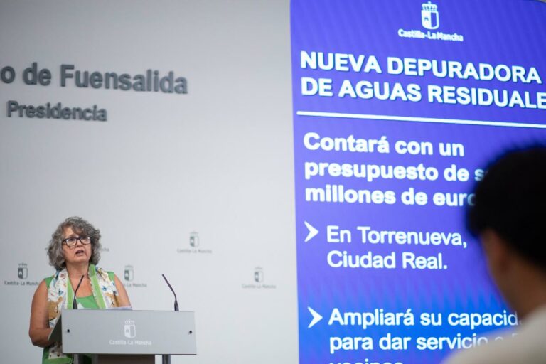 El Gobierno de Castilla-La Mancha destina seis millones de euros a la construcción de la nueva estación depuradora de aguas residuales de Torrenueva