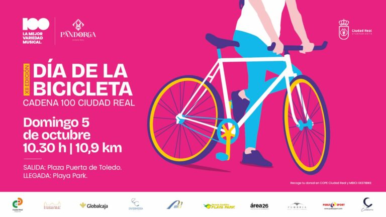 Ciudad Real pedalea el 5 de octubre en la XII edición del Día de la Bicicleta