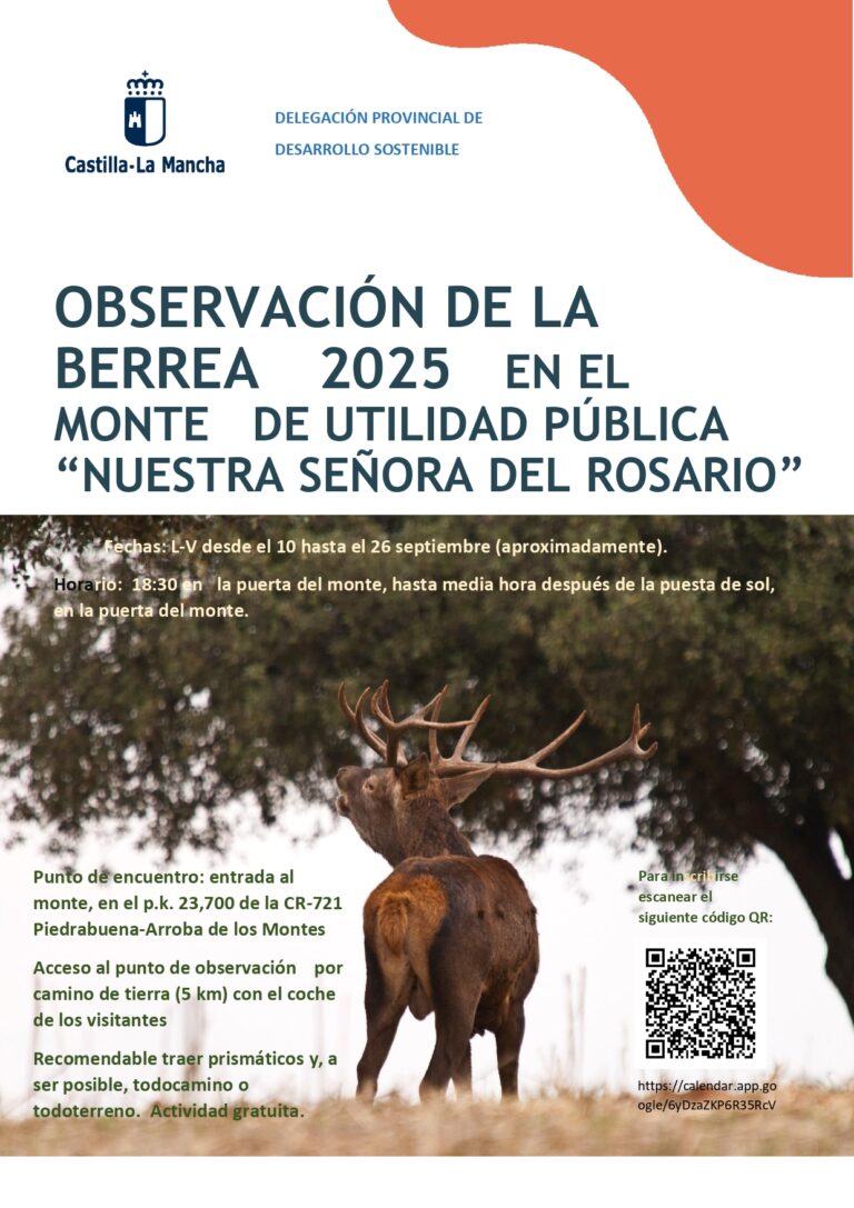El Gobierno regional organiza visitas gratuitas para ver la berrea en Piedrabuena