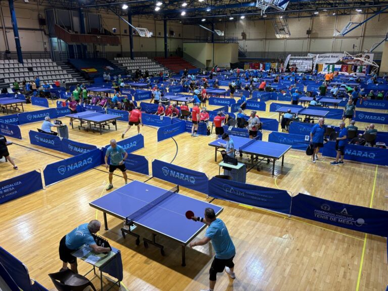 El tenis de mesa veterano convierte a Ciudad Real en capital nacional del deporte este fin de semana