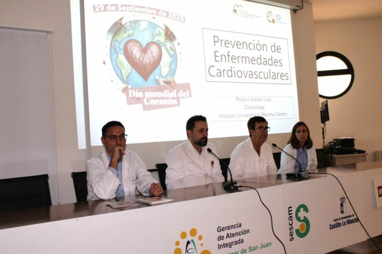 La Gerencia de Alcázar de San Juan conmemora el Día Mundial del Corazón con una jornada de educación en salud cardiovascular