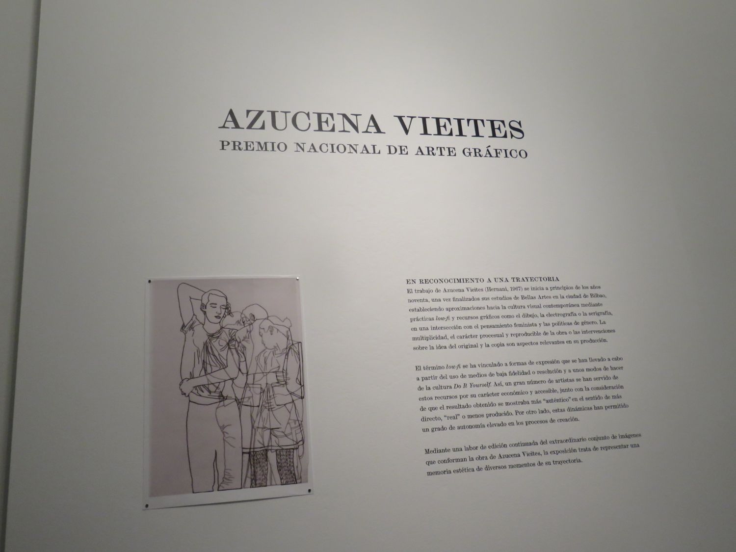 En la Real Academia de Bellas Artes de San Fernando (RABASF): Exposición Azucena Vieites Premio Nacional de Arte Gráfico