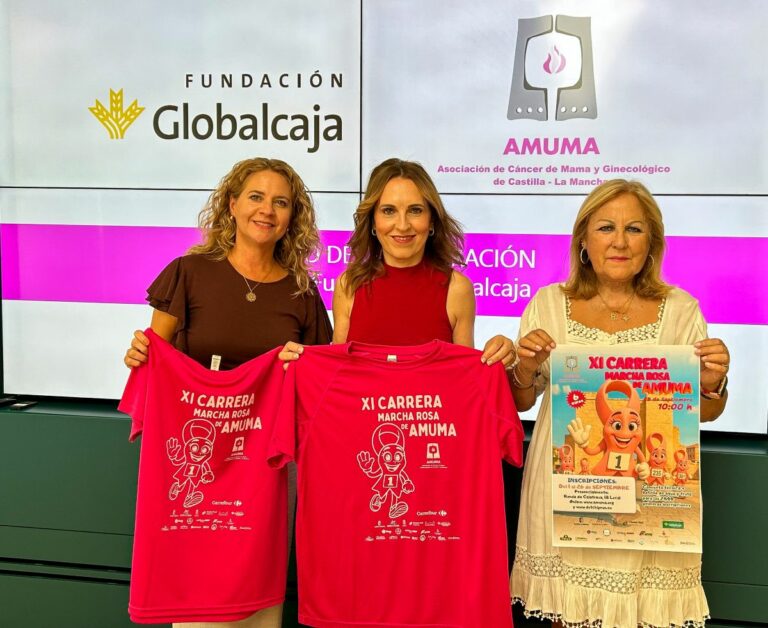 La Fundación Globalcaja respalda a AMUMA en la XI Carrera Rosa