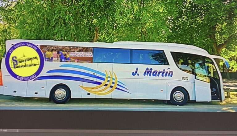 CD Salesianos Puertollano y Autocares J. Martín sellan un acuerdo de colaboración para los próximos cuatro años