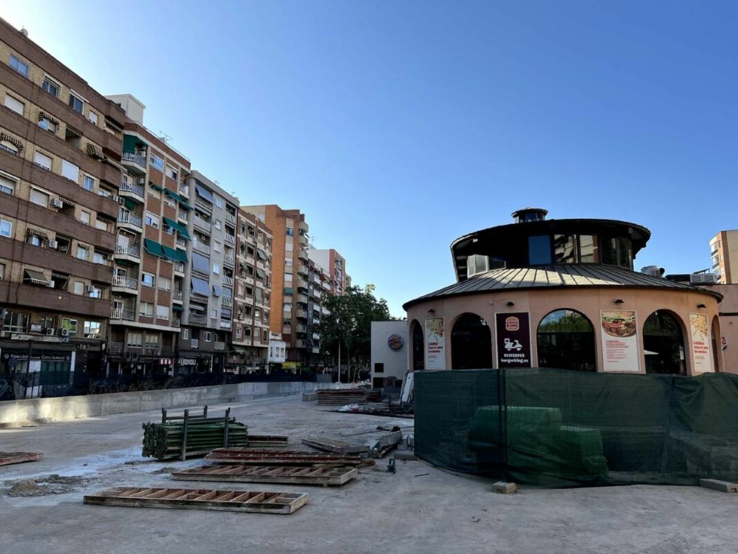 Obras del Paseo del Bosque de Puertollano