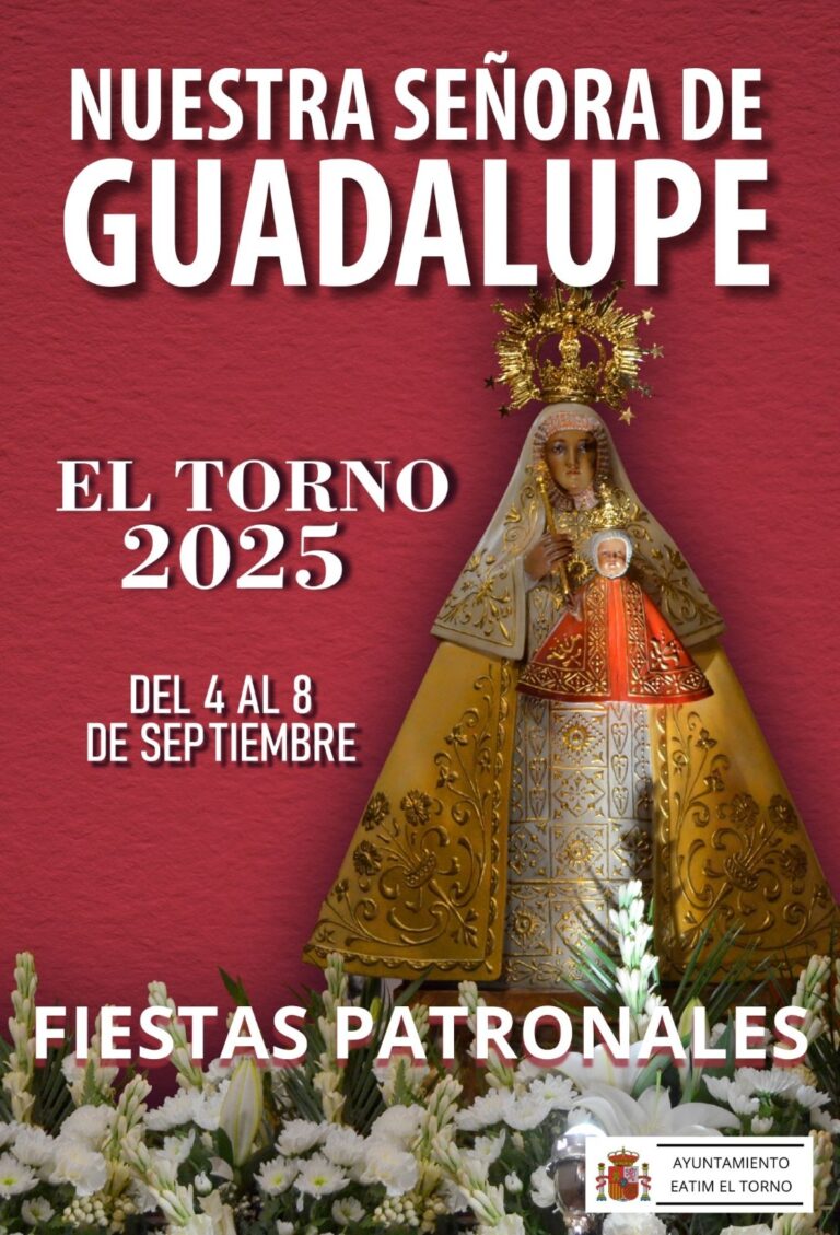 El Torno se prepara para vivir sus fiestas patronales en honor a Nuestra Señora de Guadalupe del 4 al 8 de septiembre