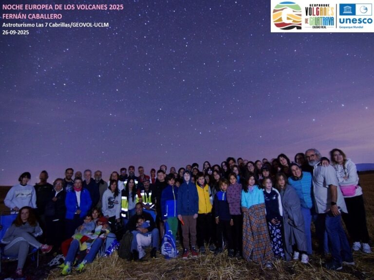 Fernán Caballero entró en erupción este fin de semana con la Noche Europea de los Volcanes