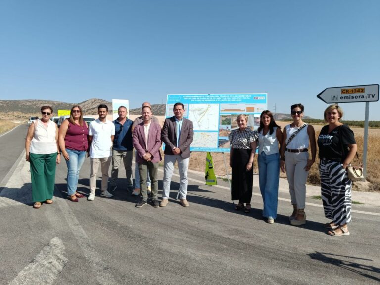 Villarta de San Juan celebra la reapertura de la carretera hacia Herencia tras meses de retrasos