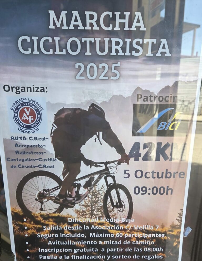 Marcha cicloturista en Ciudad Real