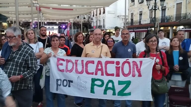 Gritos contra Netanyahu en la Plaza Mayor de Ciudad Real