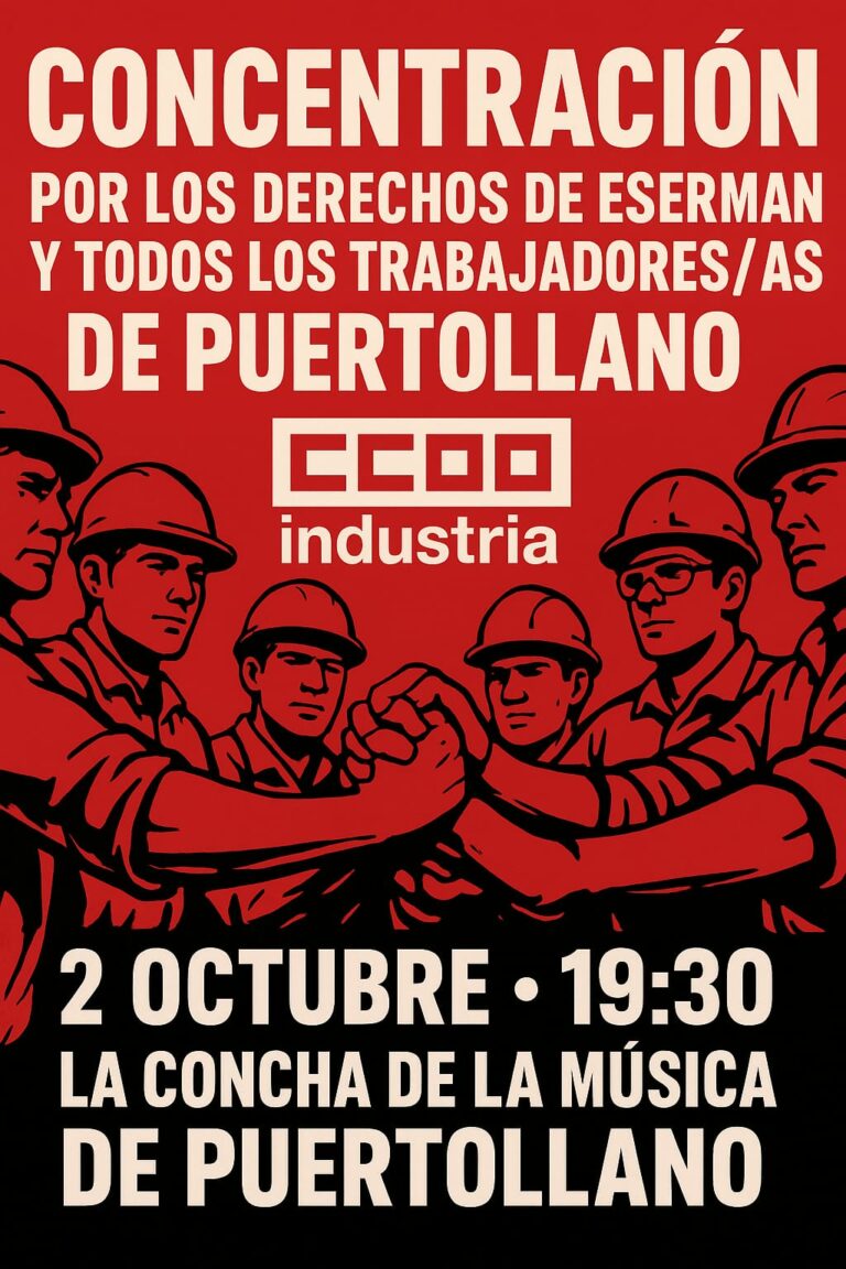 Puertollano: La plantilla de Eserman volverá a concentrarse en el Paseo en defensa de sus derechos laborales