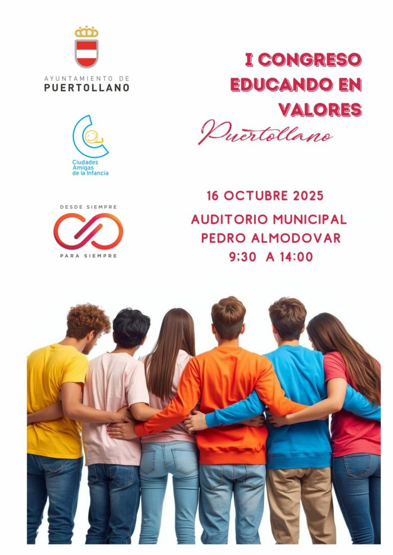 Puertollano acogerá el I Congreso “Educando en Valores” buscando el compromiso y la empatía de los jóvenes