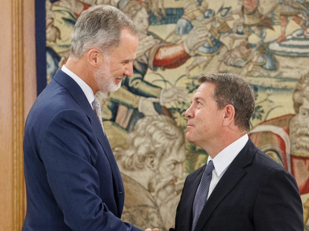 Felipe VI y Emiliano García Page